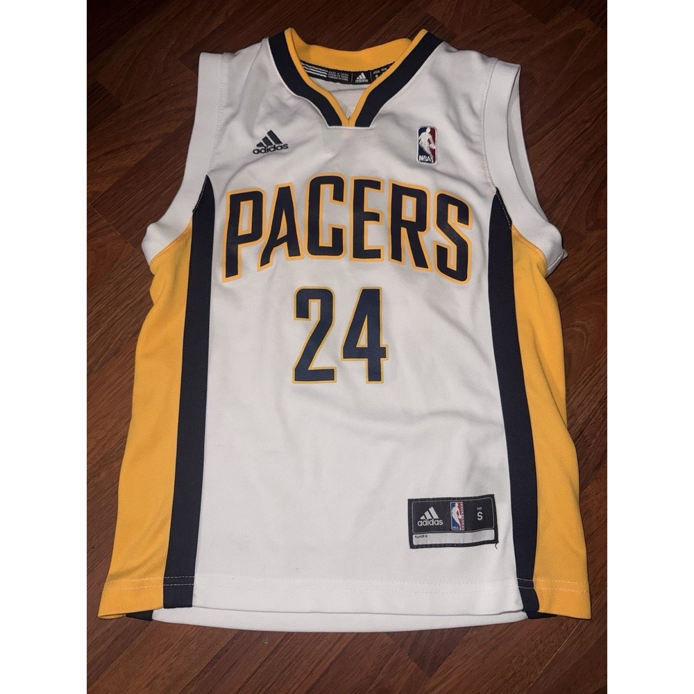 Adidas NBA Indiana Pacers Paul George #24 Youth Jersey Size Small White